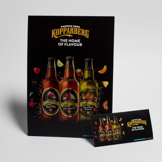 Kopparberg Showcard and Barker