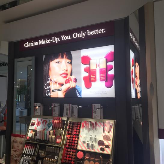 Clarins Brown Thomas Graphics