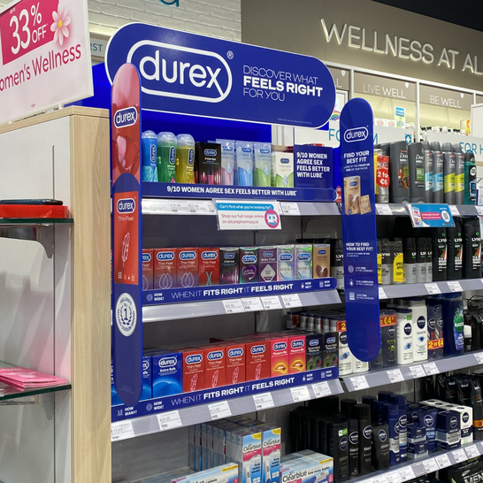 Durex Allcare Display