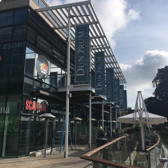 Dundrum Mill Point Retailer Flags 